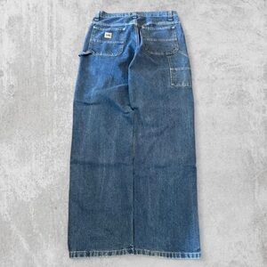 Vintage Lee Dungarees Carpenter Jeans Baggy Size 32 X 34 Workwear Denim Y2K VTG